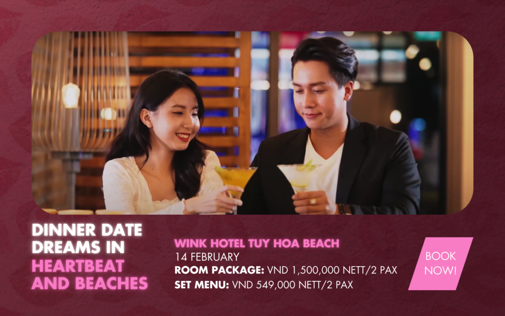 Wink Hotel Tuy Hoa Beach - Best Valentines' date in Tuy Hoa