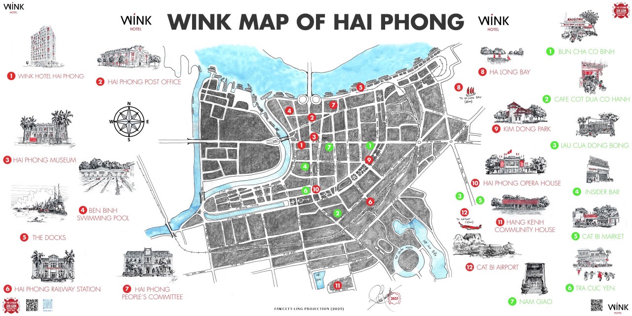 Wink Map Of Hai Phong